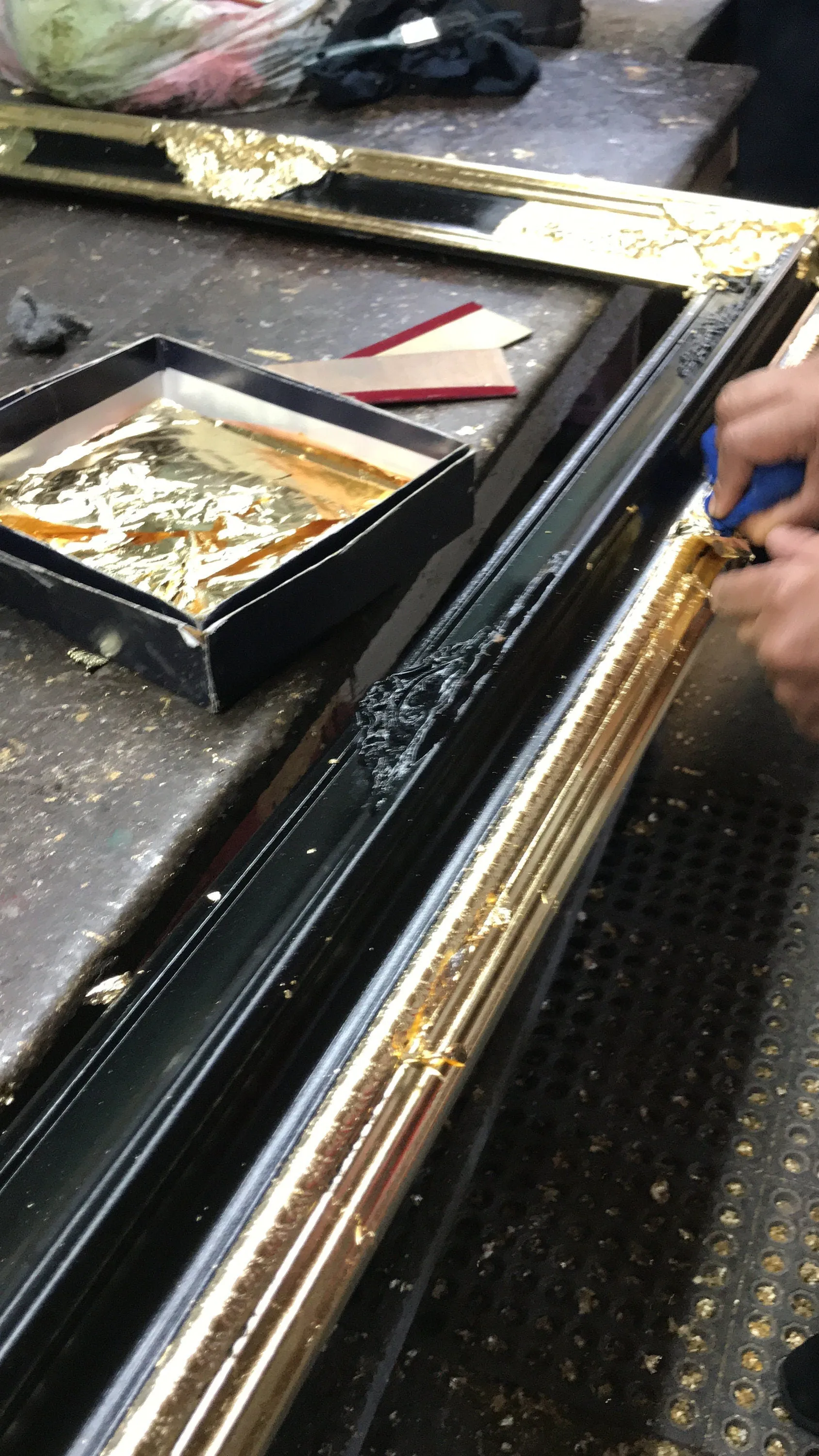 16 x 20 In Stock ready to ship, Baroque colonial Style Frame,black frame,ornate wood frame,canvas frame, custom made frame, gold leaf,