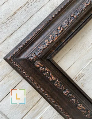 16 x 20 In Stock - Ready to Ship, Classic compo ornate wood frame, vintage frame, wood picture frame,Rose Copper,canvas frame, custom