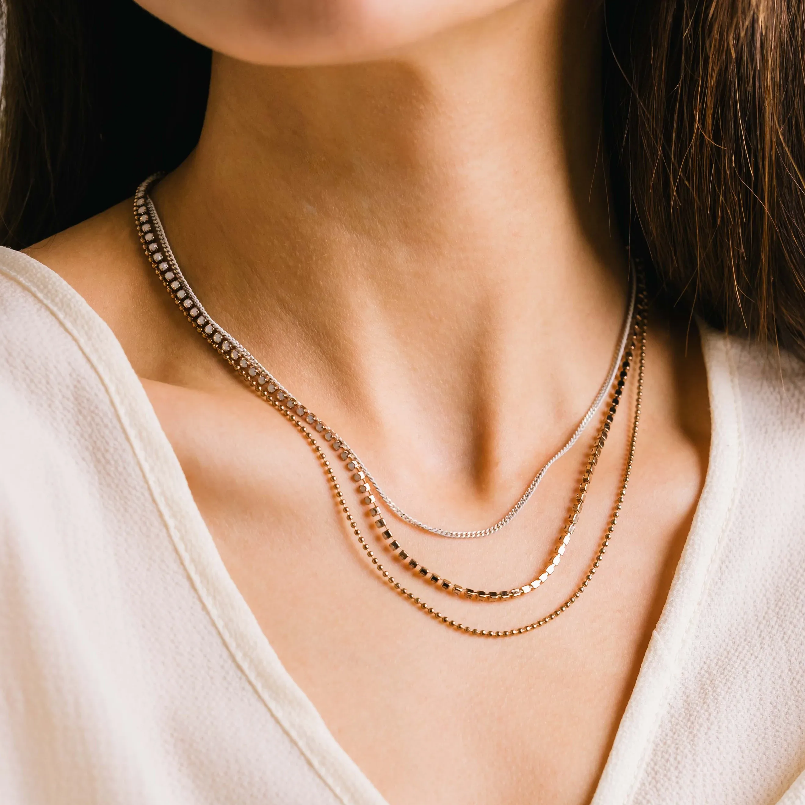 Astaire Necklace - White