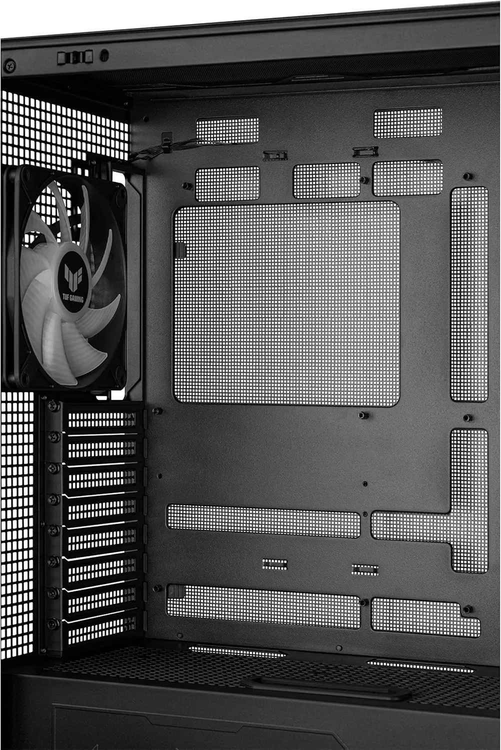 ASUS TUF Gaming GT302 ARGB ATX Mid-Tower Case Four 140 x 28 mm ARGB Fans for high Airflow and Static Pressure, Interchangeable Side Panel, Detachable top Panel, Hidden-Connector Motherboard Support