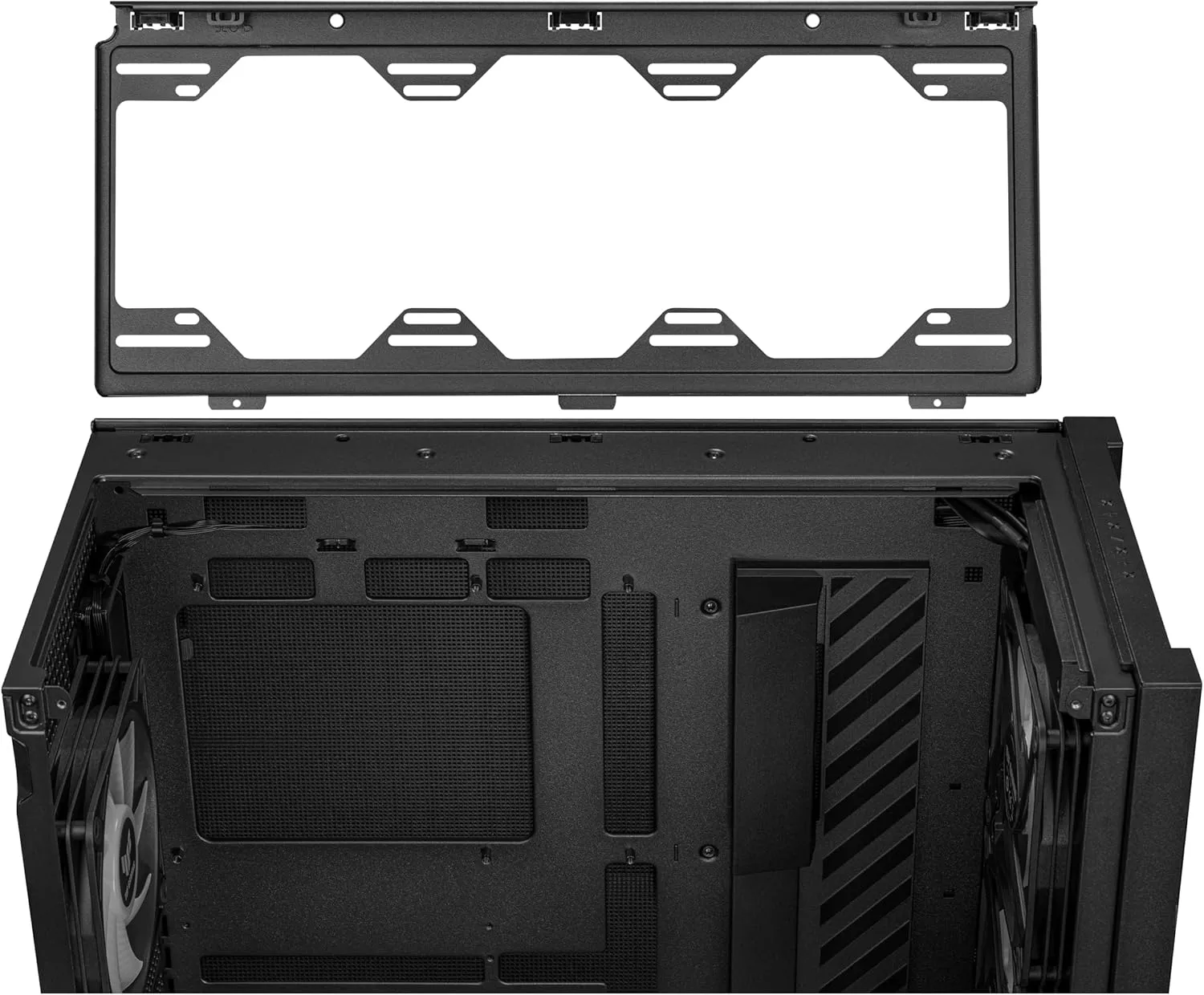 ASUS TUF Gaming GT302 ARGB ATX Mid-Tower Case Four 140 x 28 mm ARGB Fans for high Airflow and Static Pressure, Interchangeable Side Panel, Detachable top Panel, Hidden-Connector Motherboard Support