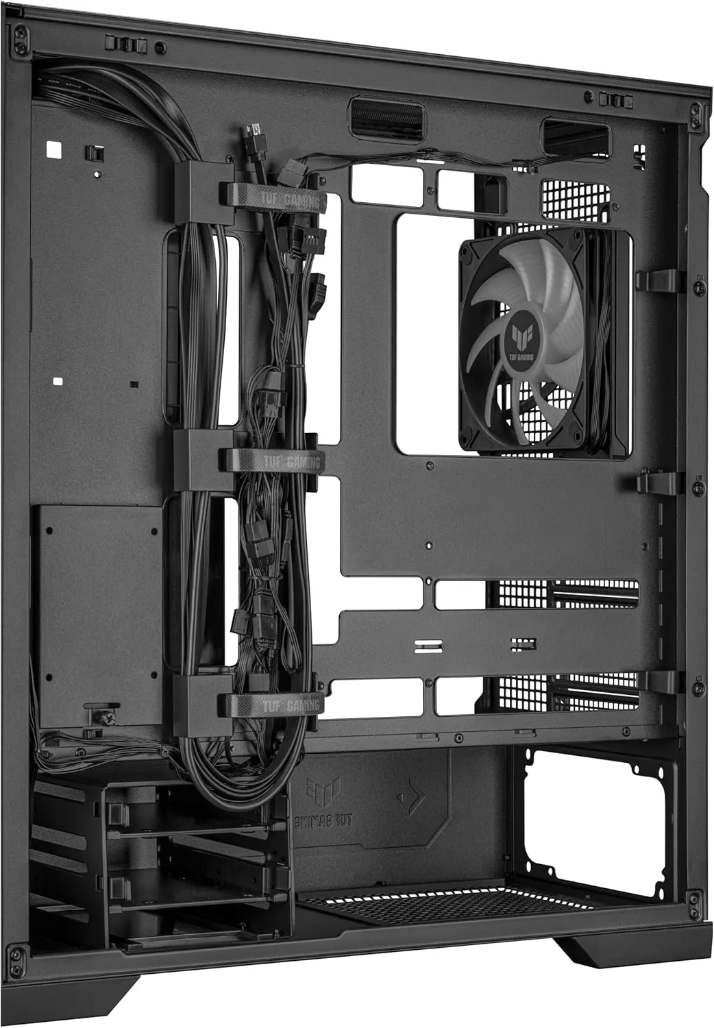 ASUS TUF Gaming GT302 ARGB ATX Mid-Tower Case Four 140 x 28 mm ARGB Fans for high Airflow and Static Pressure, Interchangeable Side Panel, Detachable top Panel, Hidden-Connector Motherboard Support