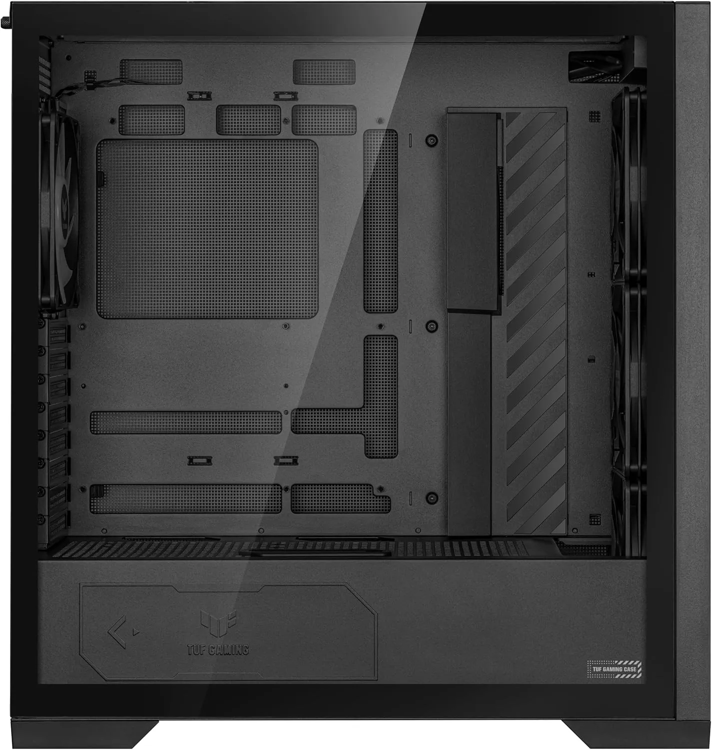 ASUS TUF Gaming GT302 ARGB ATX Mid-Tower Case Four 140 x 28 mm ARGB Fans for high Airflow and Static Pressure, Interchangeable Side Panel, Detachable top Panel, Hidden-Connector Motherboard Support