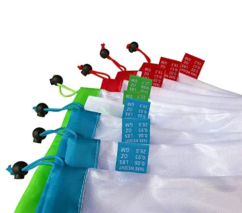 BB Brotrade MPB12 Reusable Mesh Produce Bags Premium (Set of 12 PCS)