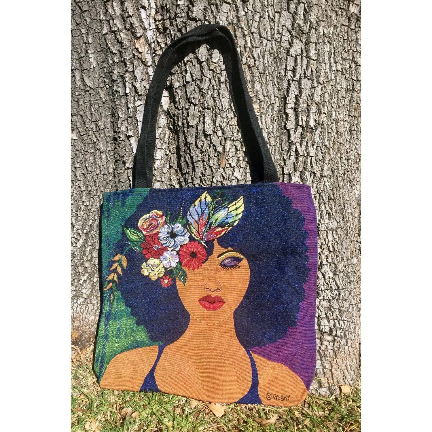 Blessed, Blossom and Become Woven Tote Bag