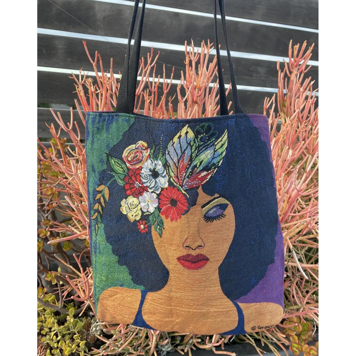 Blessed, Blossom and Become Woven Tote Bag