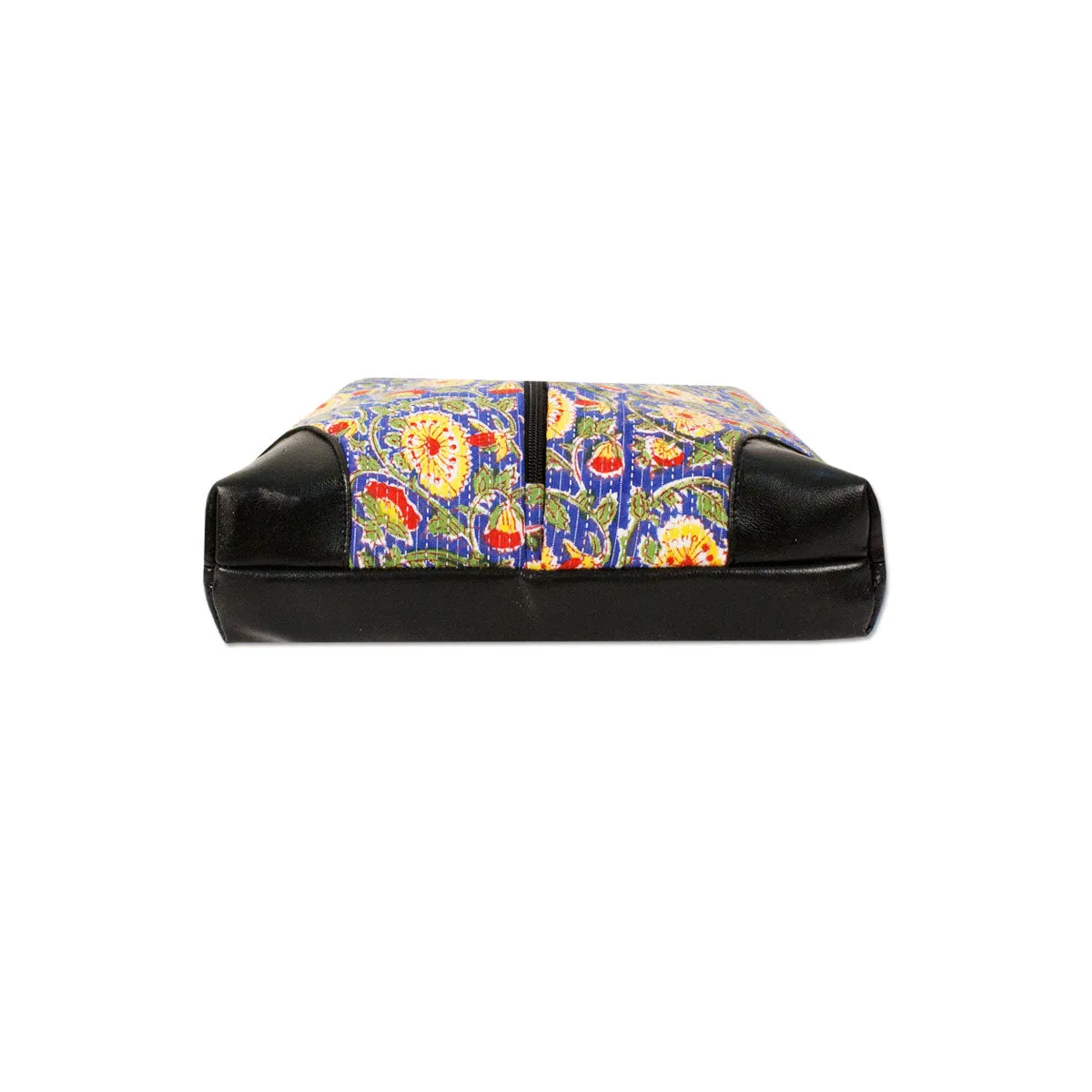 Blue Floral Printed Messenger Bag