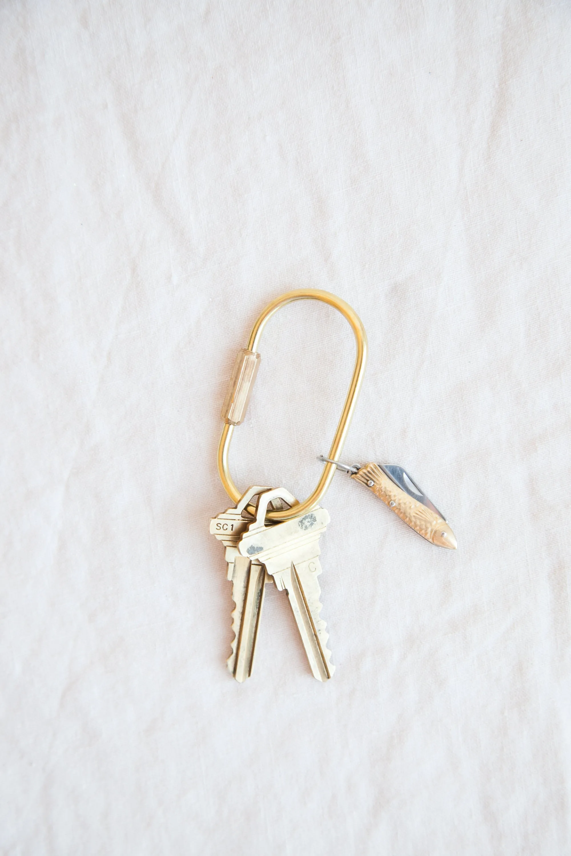 Brass Key Ring
