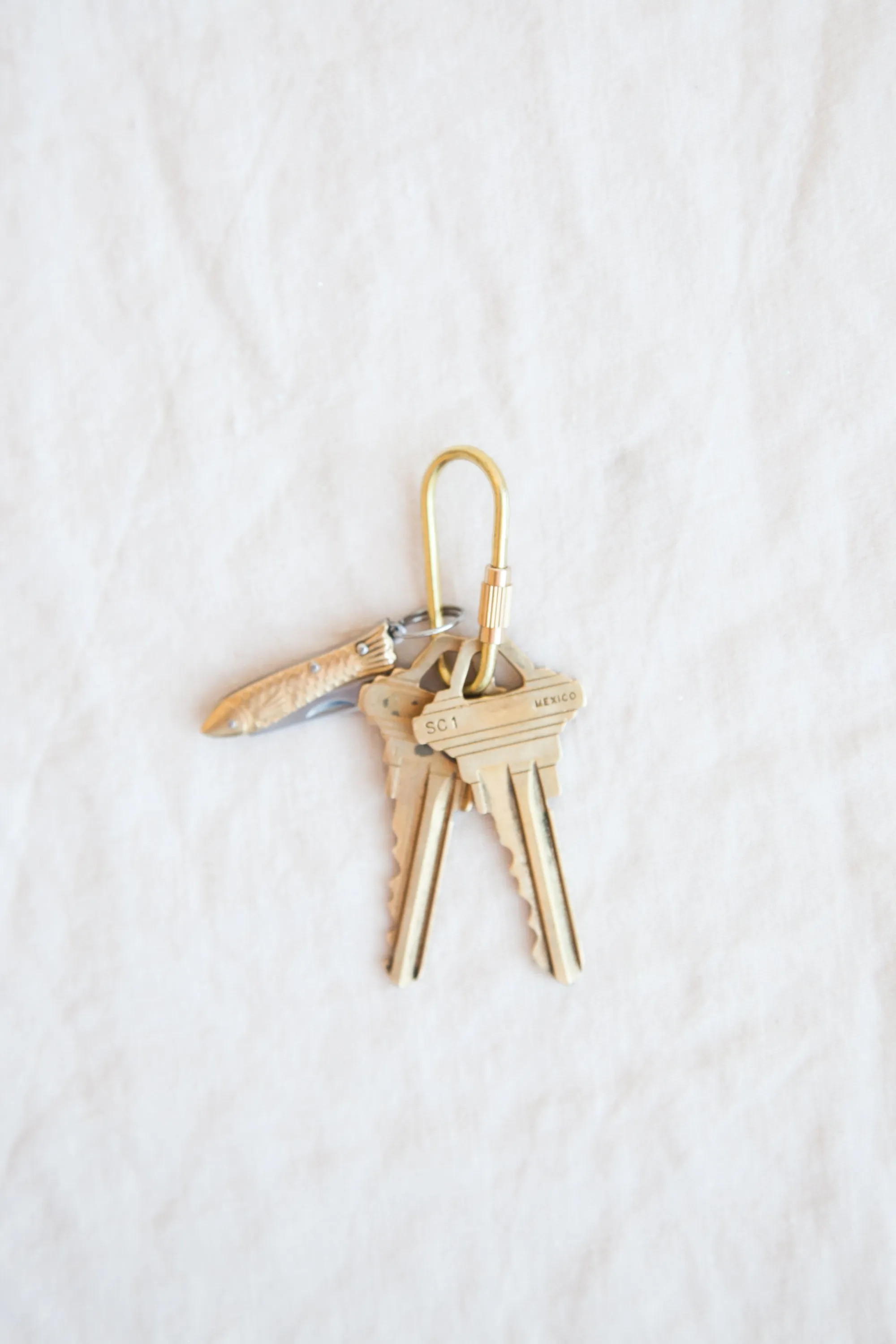 Brass Key Ring