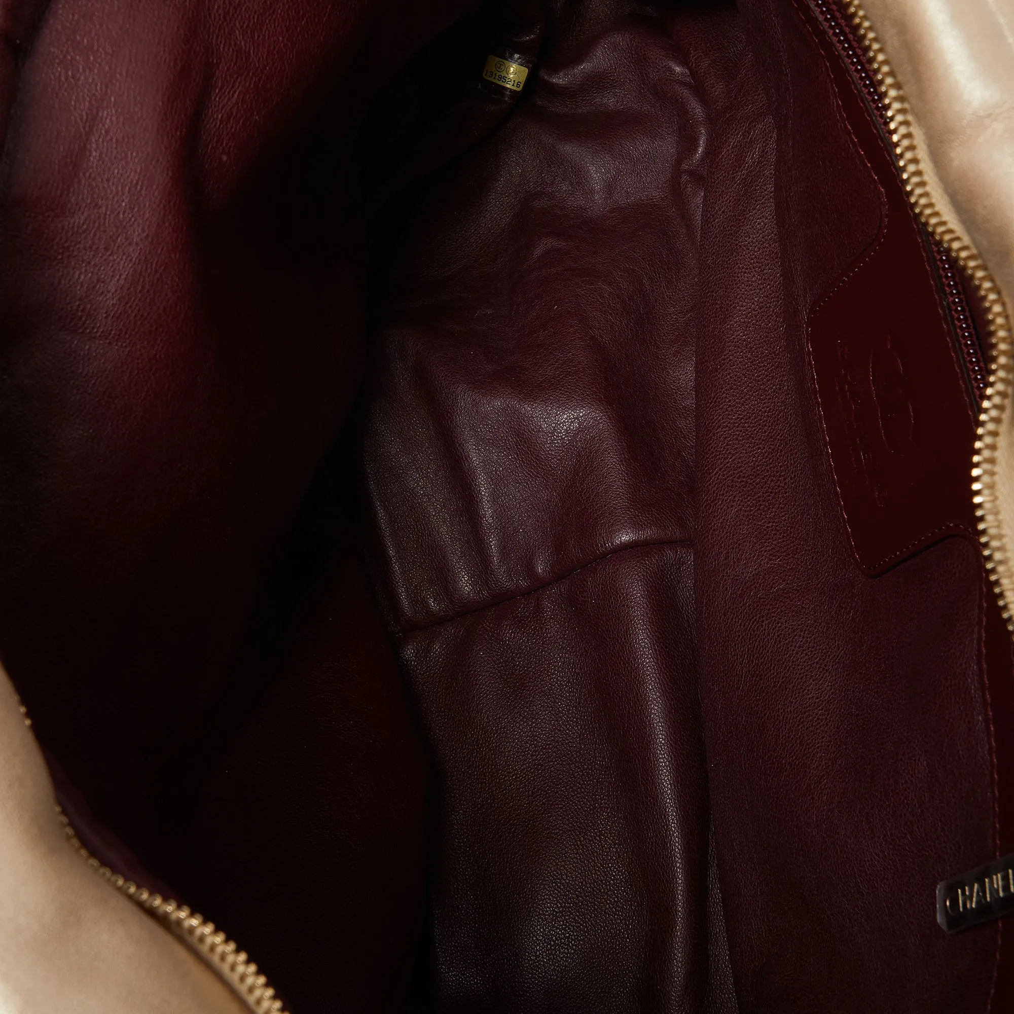 CHANEL Gold Quilted Leather Coco Cocoon Bowler Bag