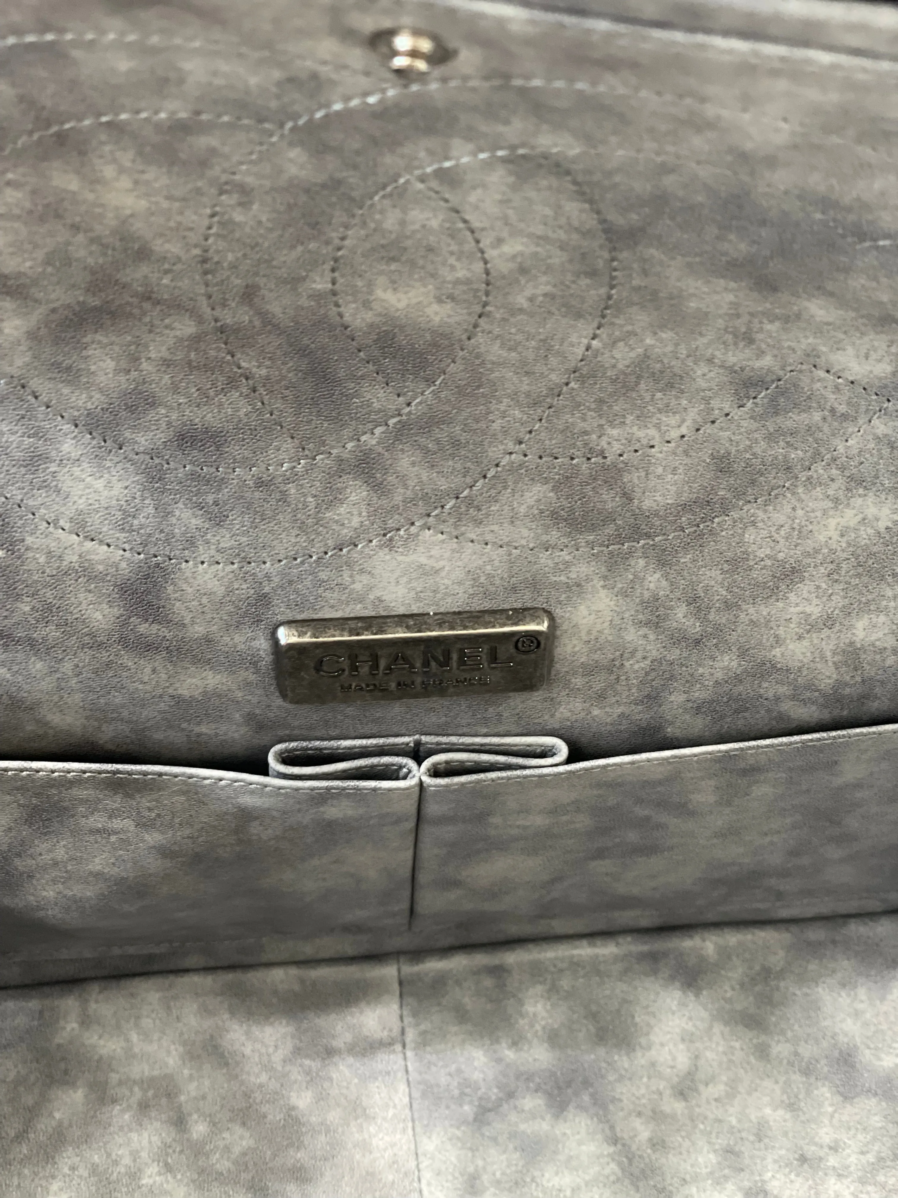 CHANEL PYTHON REISSUE 2.55 JUMBO FLAP BAG