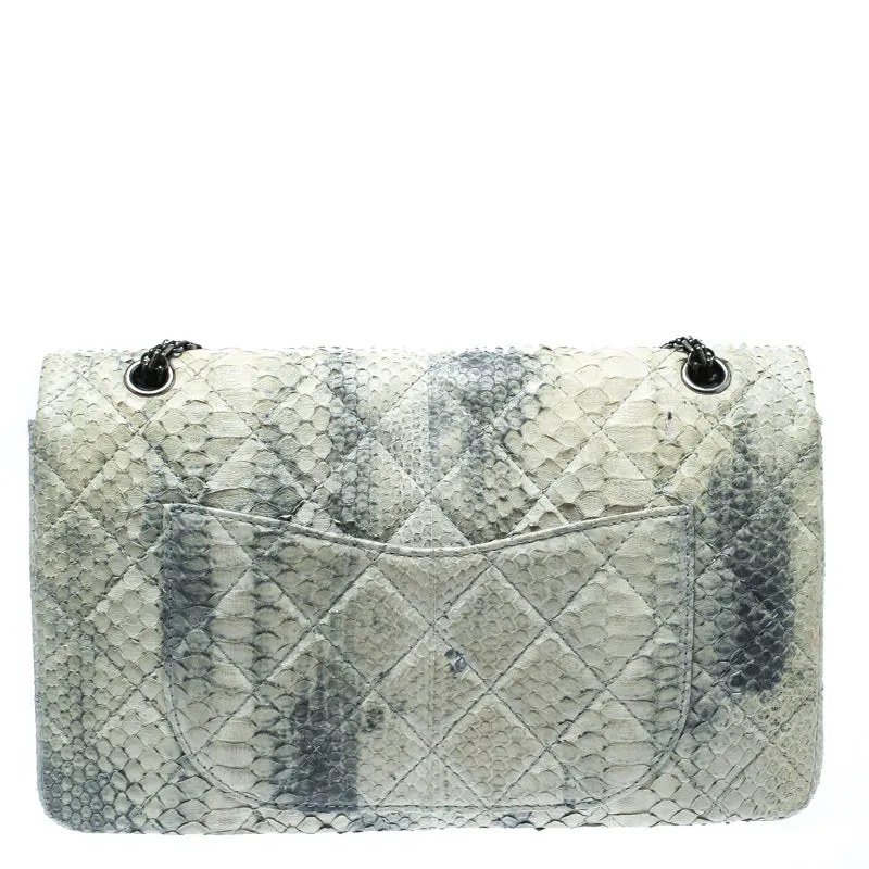 CHANEL PYTHON REISSUE 2.55 JUMBO FLAP BAG