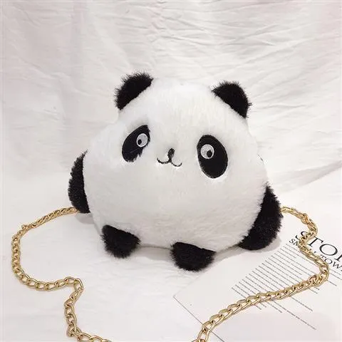 Christmas Gift The new lucky cat fur bag female 2020 trendy messenger bags plush cute small Bolsa cute gift winter Sac A Dos Mochila Mujer
