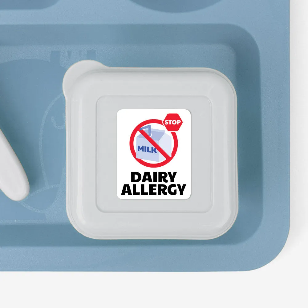 Dairy Allergy Waterproof Stickers