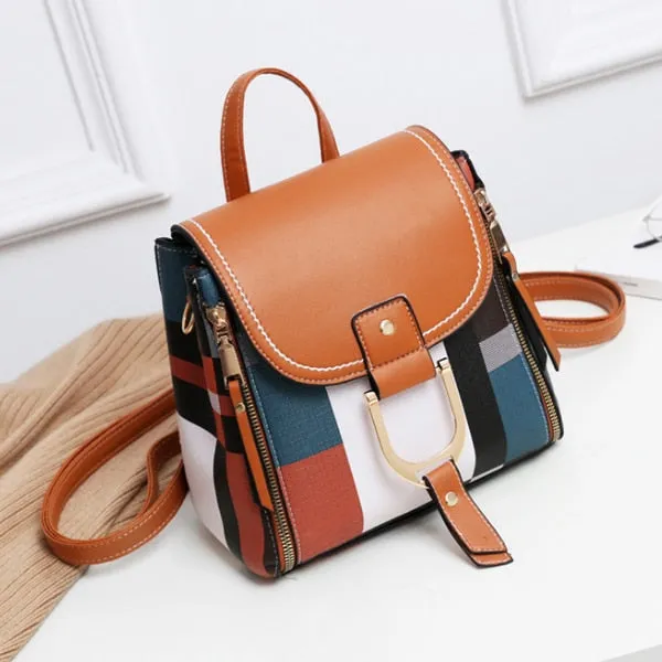 Designer Backpacks Women Leather Backpacks Female School BagS for Teenager Girls Travel Back Bag Retro Bagpack Sac A Dos