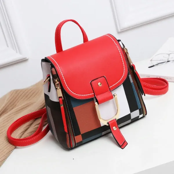 Designer Backpacks Women Leather Backpacks Female School BagS for Teenager Girls Travel Back Bag Retro Bagpack Sac A Dos
