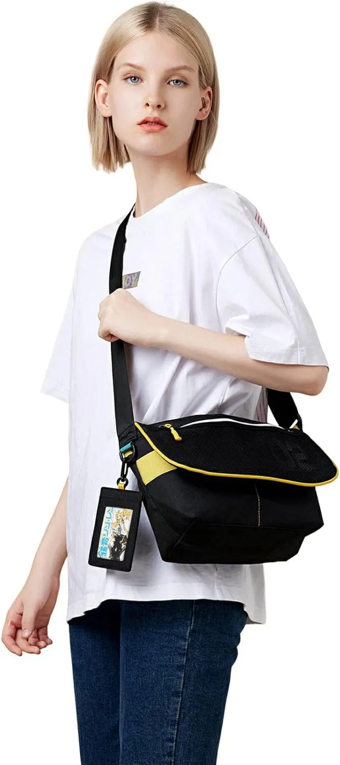 FIREFIRST Crossbody Shoulder Messenger Bag for Hatsune Miku & Kagamine Rin/Len for Men Women