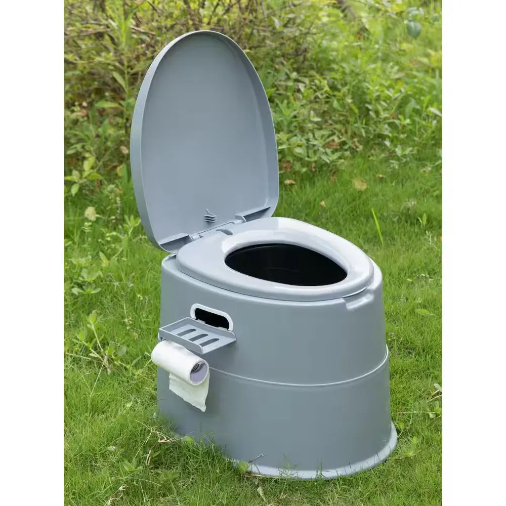 Folding Portable Travel Non-Electric Waterless Toilet for Camping and Hiking