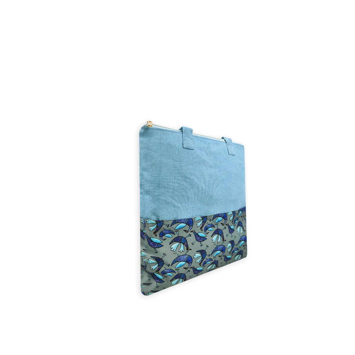 Gond Tote Bag- Blue Bird