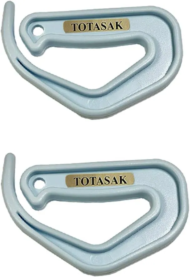 Grocery Bag Carrier (2-Pack Blue) - Multiple Shopping Bag Holder Handle - Durable Lightweight Multi Purpose Secondary Handle Tool