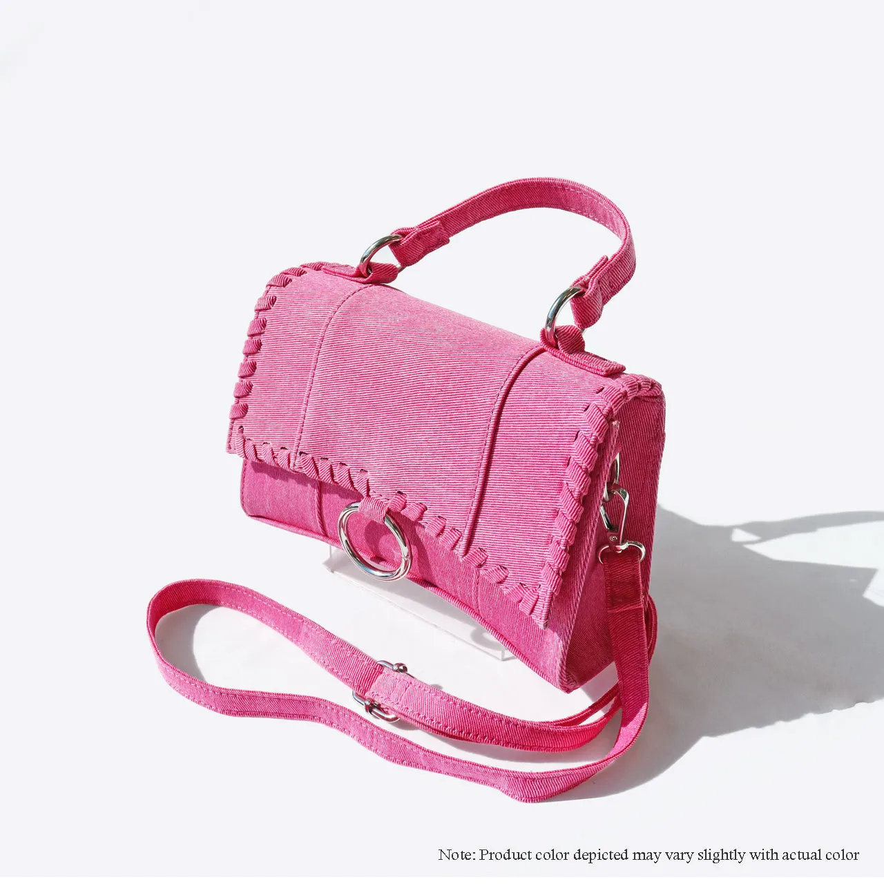 H-GIGI DENIM PLAIN CROSSBODY SHOUDER BAG