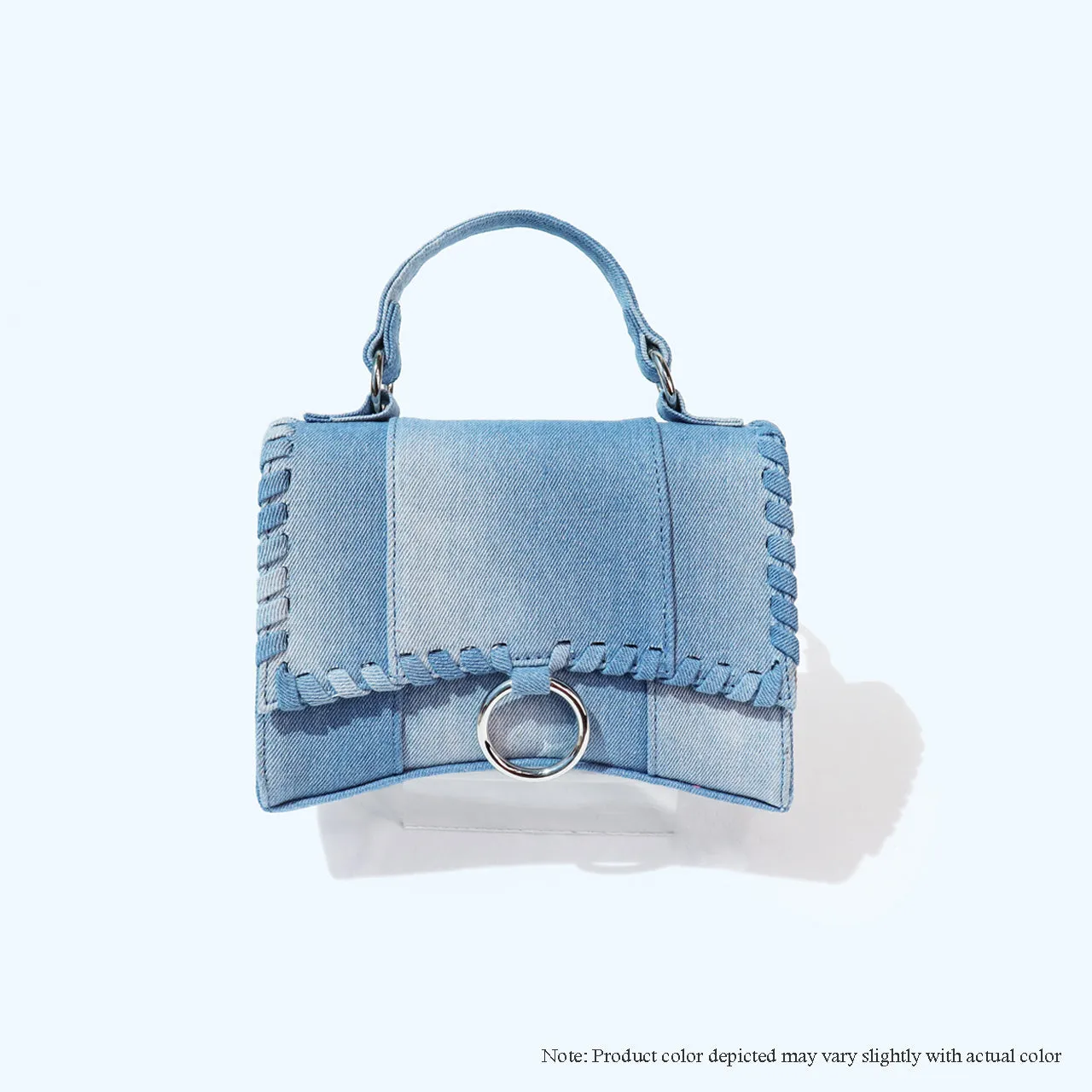 H-GIGI DENIM PLAIN CROSSBODY SHOUDER BAG