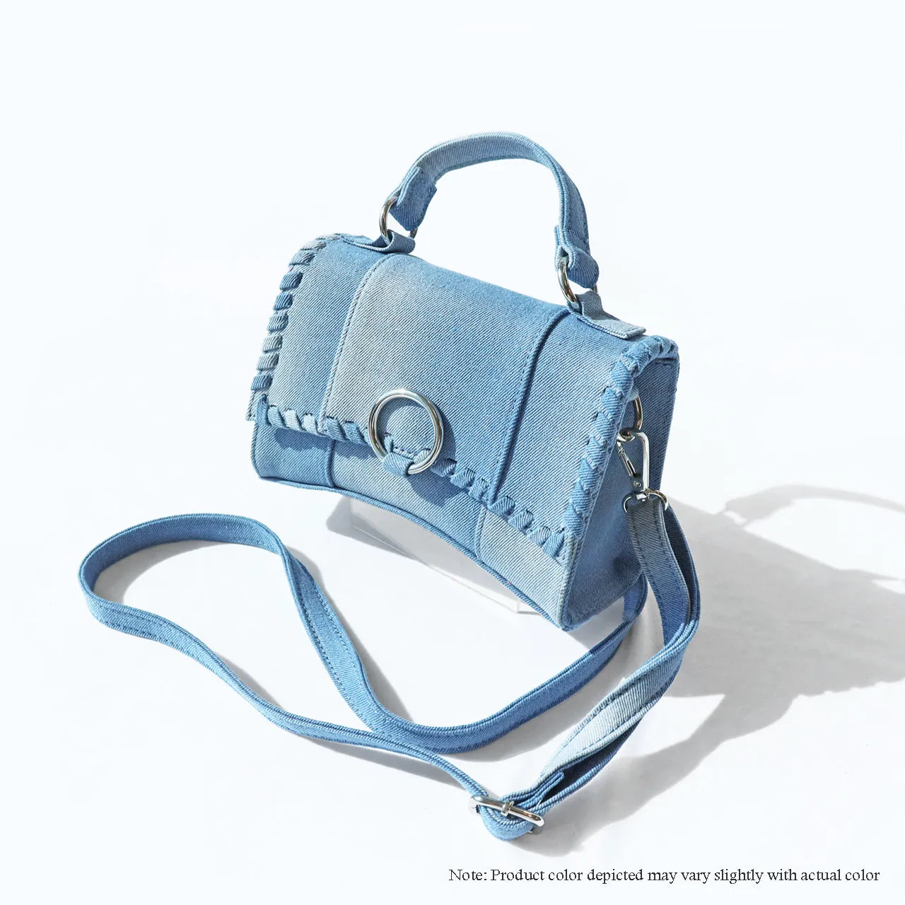 H-GIGI DENIM PLAIN CROSSBODY SHOUDER BAG