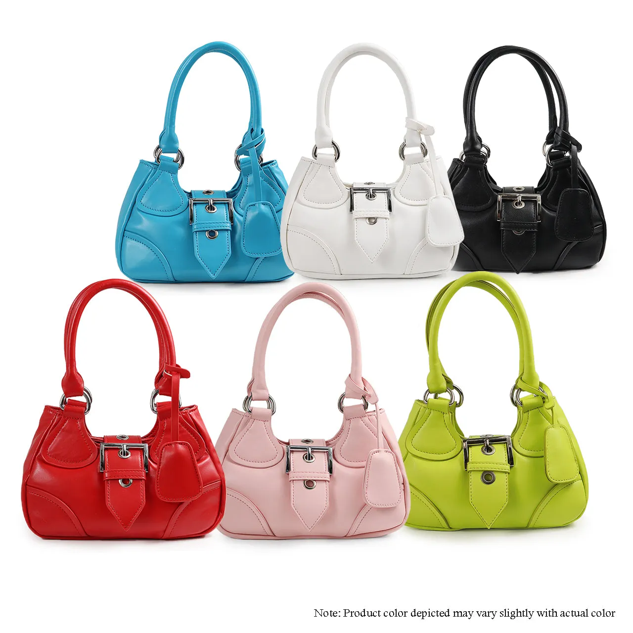H-PRAGUE SMALL PRADA BAG W/ SHOULDER STRAP - LIME