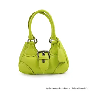 H-PRAGUE SMALL PRADA BAG W/ SHOULDER STRAP - LIME
