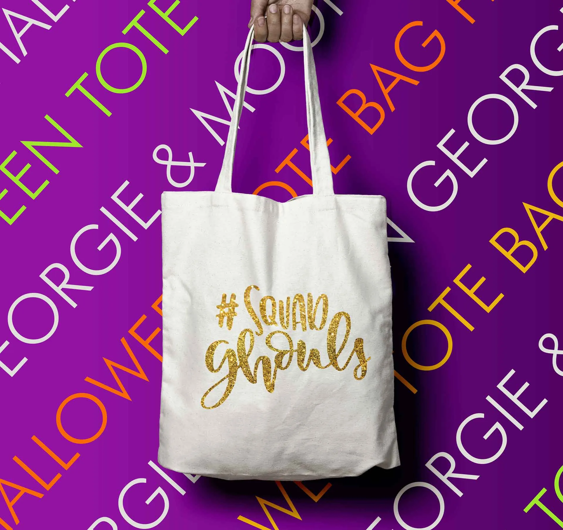 Halloween Tote Bag Squad Goals