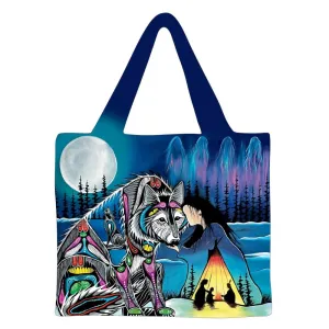 Indigenous Collection Reusable Shopping Bag - Jessica Somers: January Moon