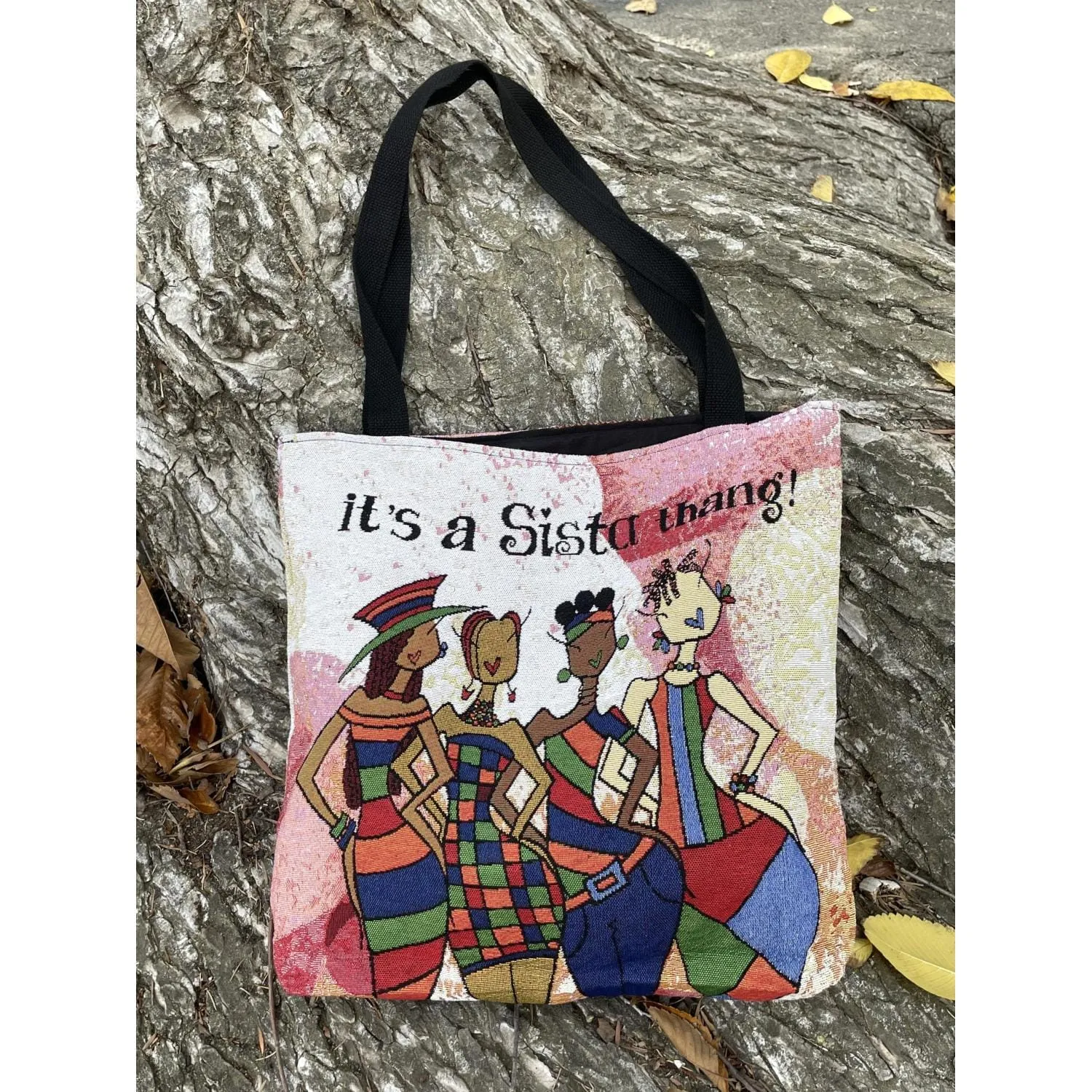 It's a Sista Thang Woven Tote Bag