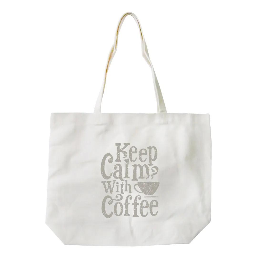 Keep Calm Coffee Canvas Shoulder Bag