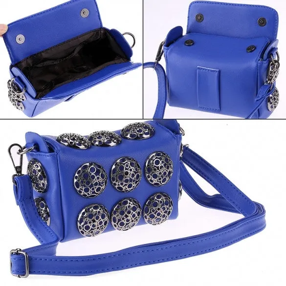Korean Stylish Cool Personality Fashion Rivet Bag Shoulder Bag Handbags Cross Bags
