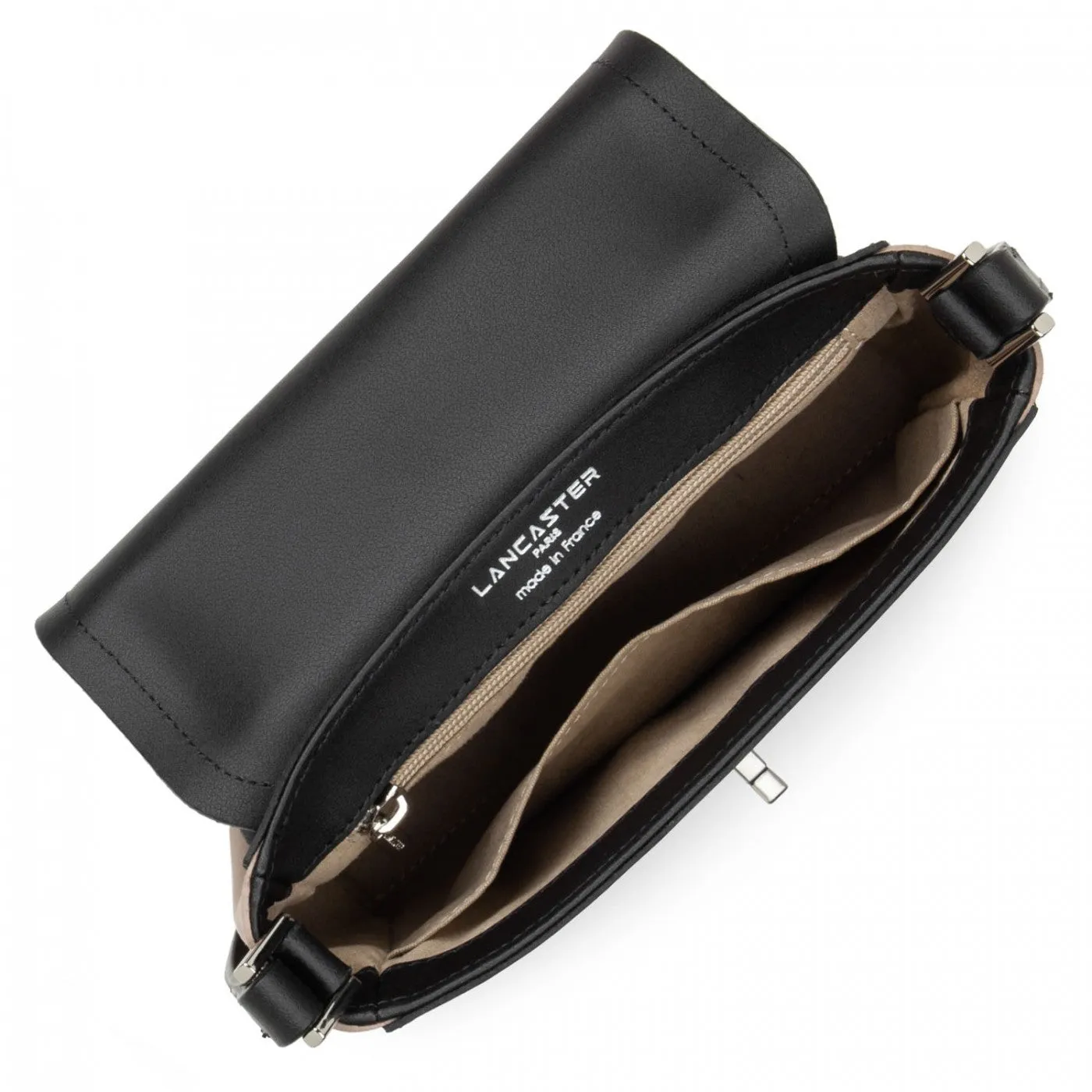 LANCASTER CITY MAÉ CROSSBODY BAG - BLACK/NUDE