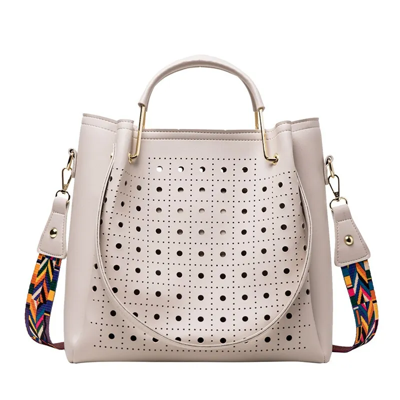 Large Capacity Pu Leather Women Handbags Fashion Designer Shoulder Bucket Bag High Quality Ladies Big Crossbody Bags for Women
