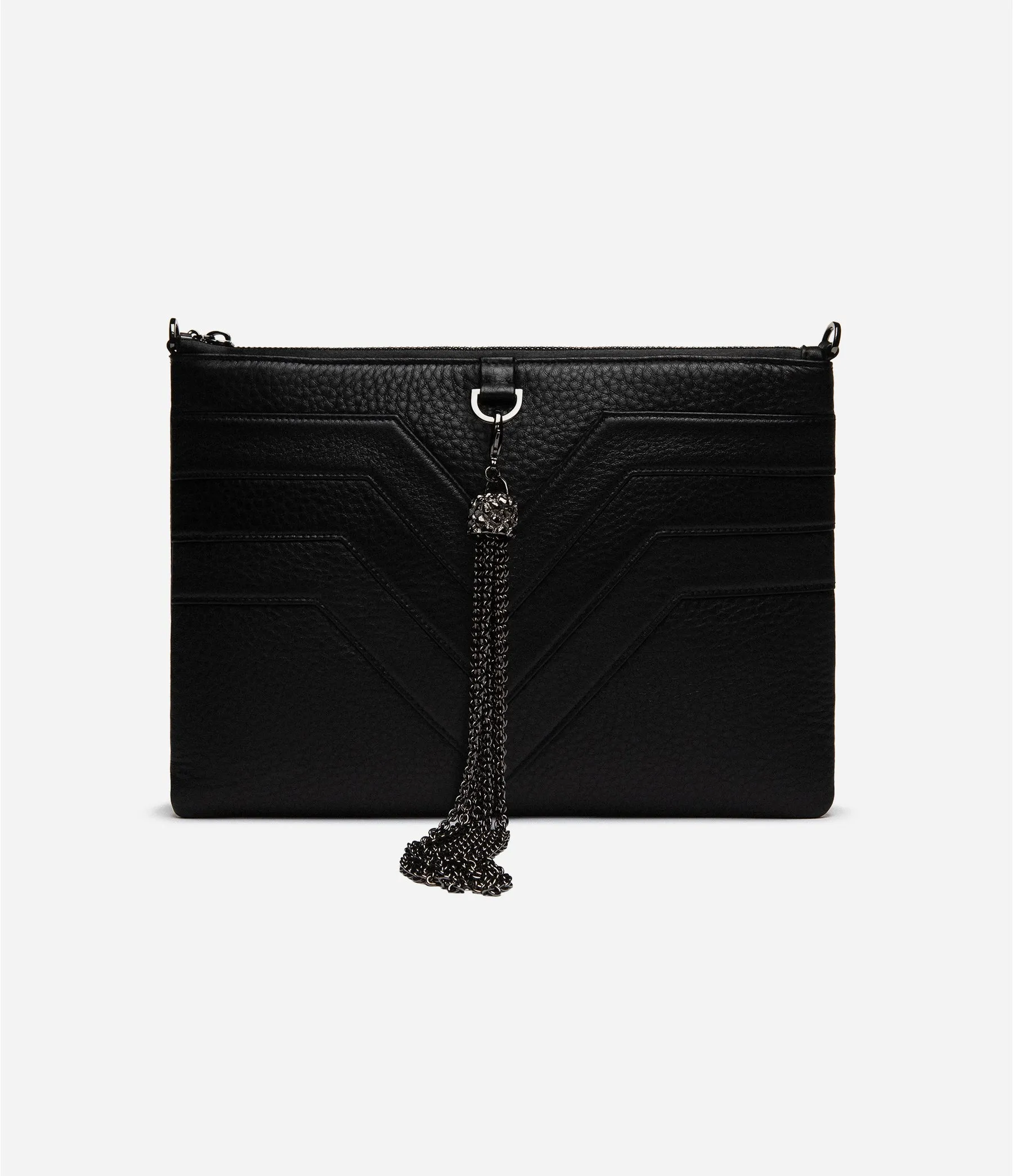 Large Chain Tassel Clip-On Charm