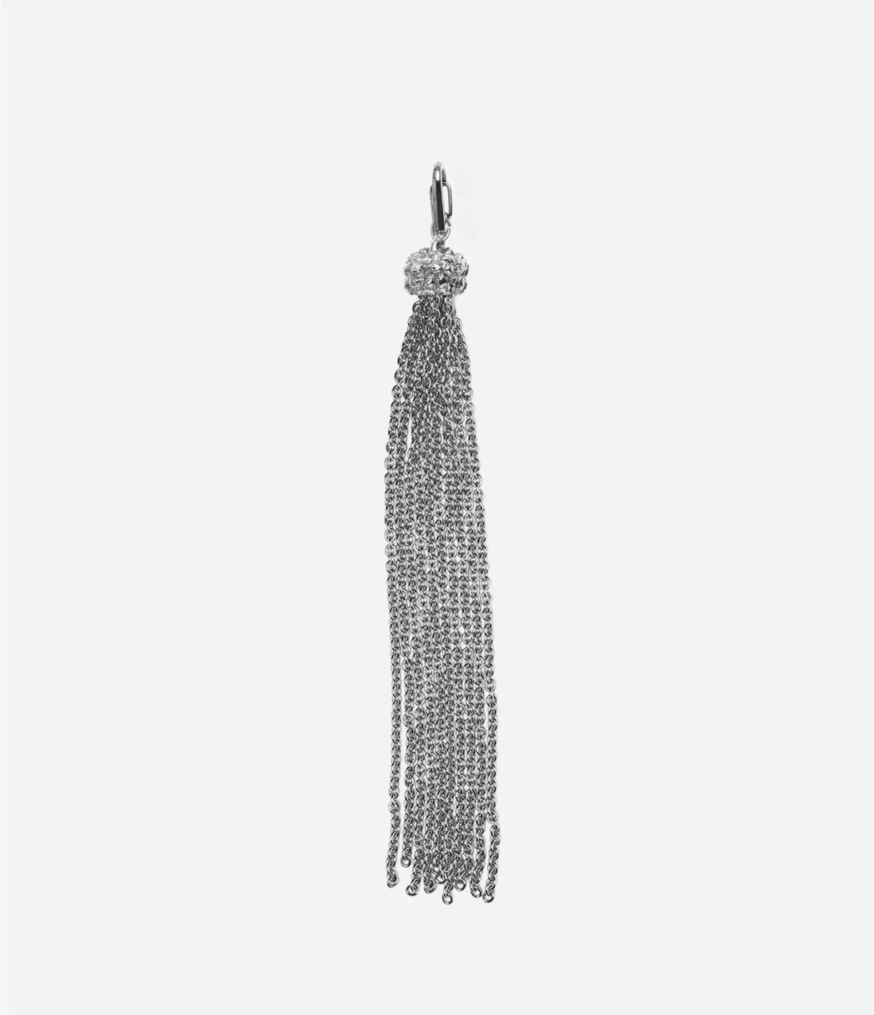 Large Chain Tassel Clip-On Charm