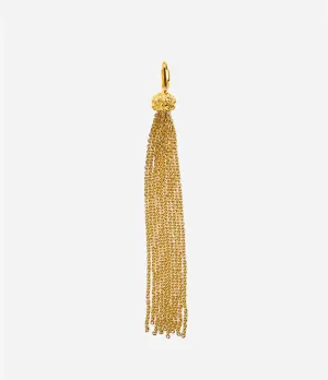 Large Chain Tassel Clip-On Charm