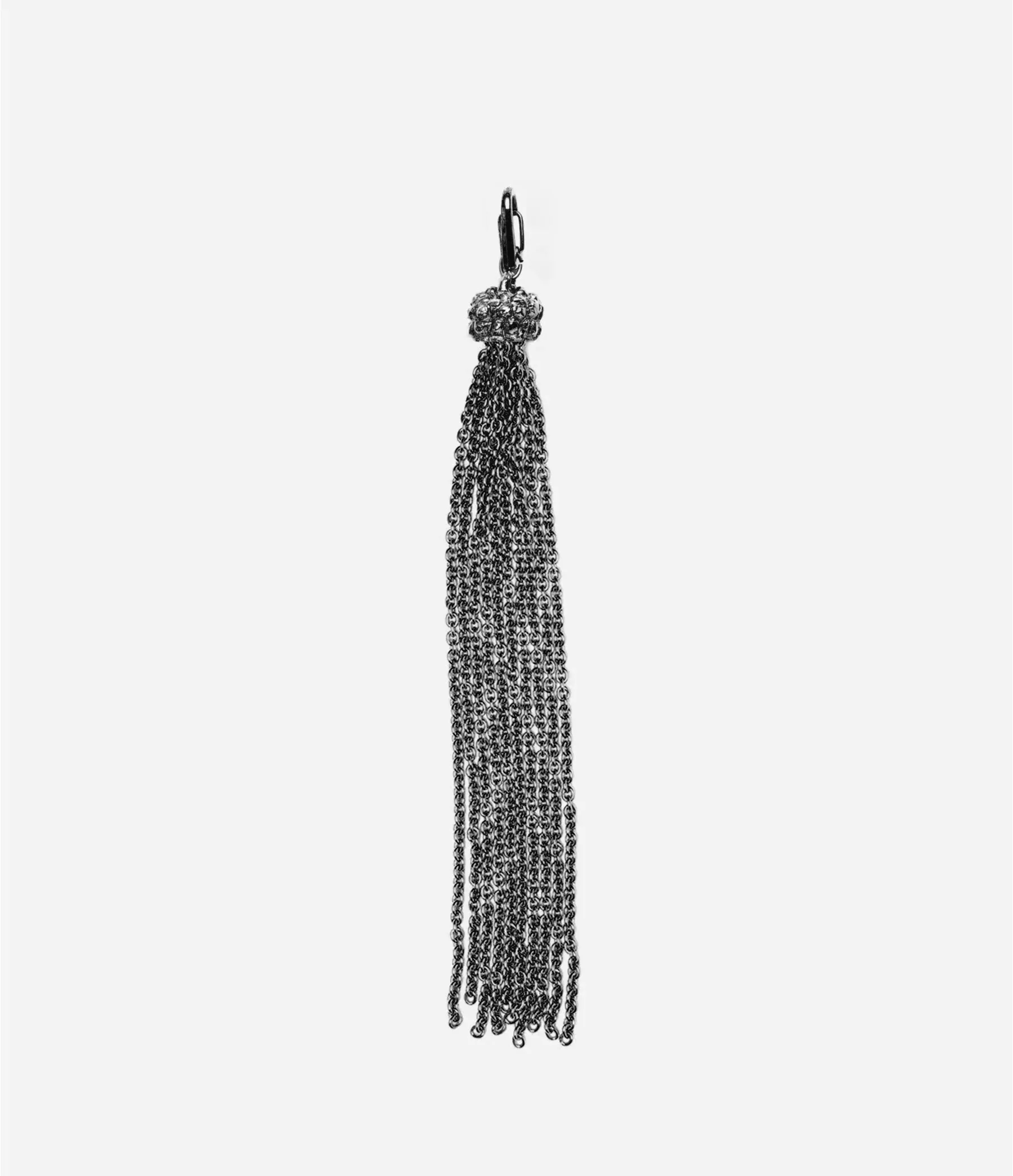 Large Chain Tassel Clip-On Charm