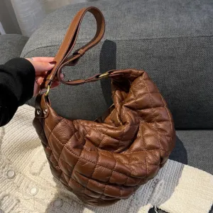 Large Quilted Retro Designer Black High Capacity Bag Handbags Women's Bag 2021 New Style Fashion Simple Shoulder Tote Bag