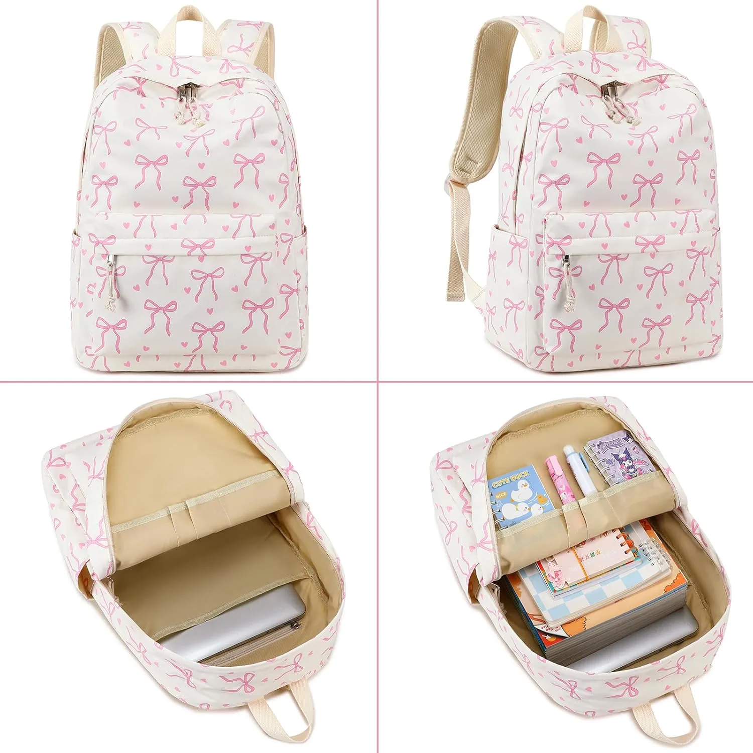 LOIDOU Backpack for Teen Girls Middle-School Primary Elementary Bookbags 17inch Kids Backpack Women laptop Backpack Lightweight Casual Daypack