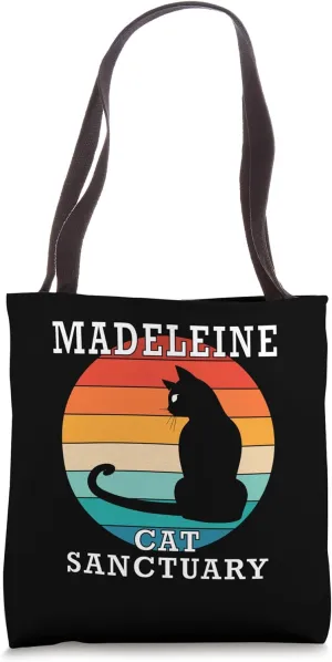 Madeleine Cat Sanctuary Group Family Reunion Name Tote Bag