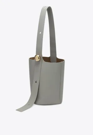 Medium Pebble Leather Bucket Bag