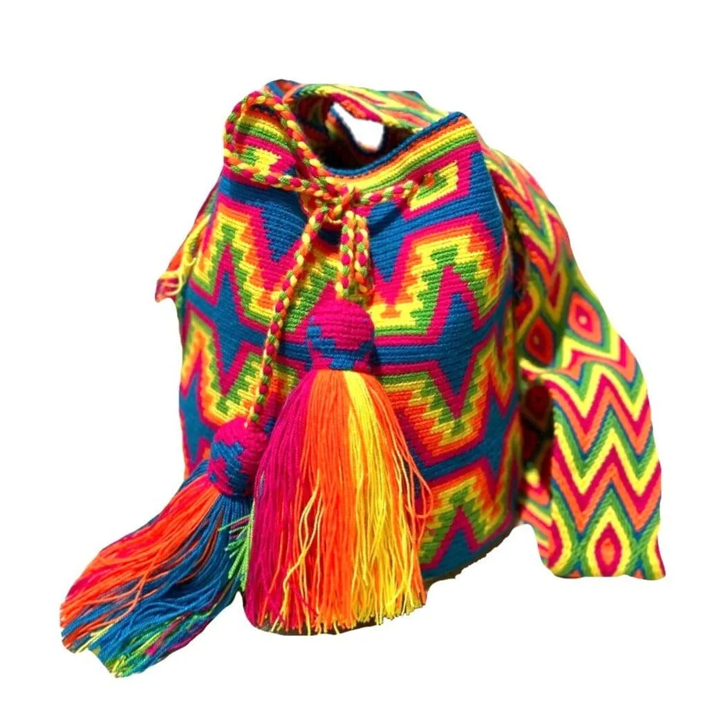 Neon Crochet Bags | Large