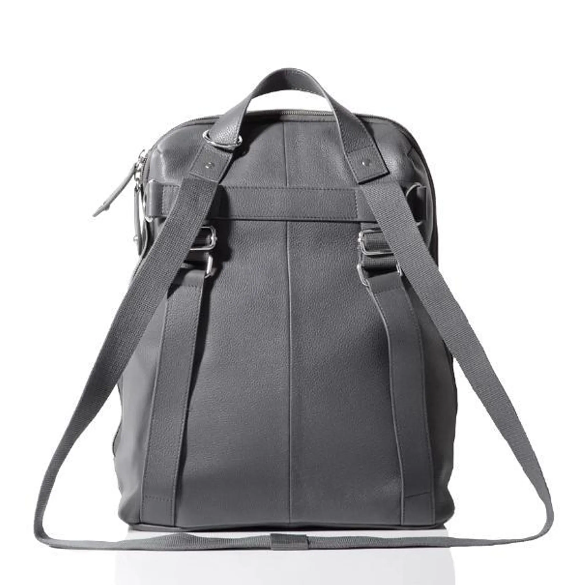 PacaPod Hartland Leather Changing Bag Pewter