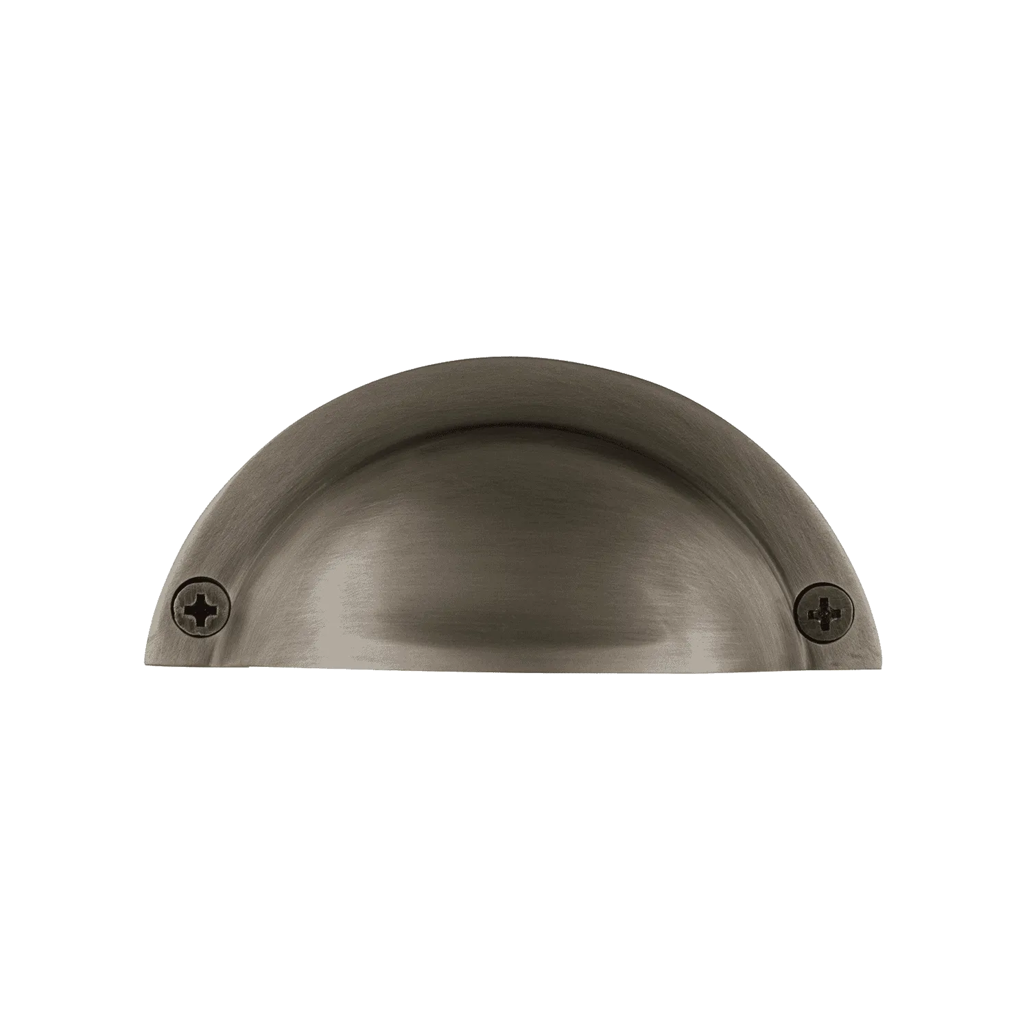 Plain Bin Pull in Antique Pewter