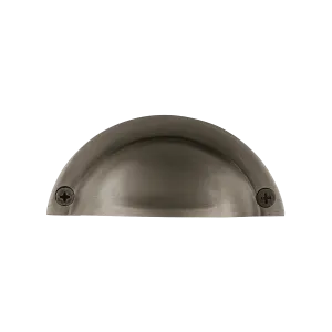 Plain Bin Pull in Antique Pewter