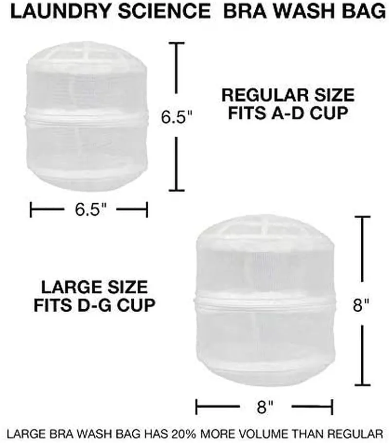 Premium Bra Wash Bags for Bras Lingerie Delicates (Set of 3)