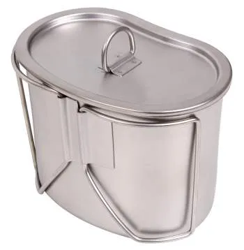Stainless Steel Canteen Cup and Cover Set